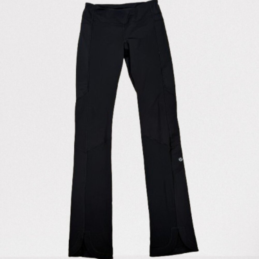 Lululemon Front Split Hem Mini Flare Leggings/Pan… - image 2